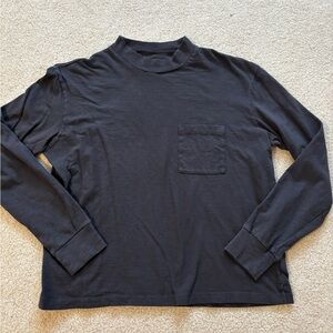 Madewell Charcoal Long Sleeve Tee